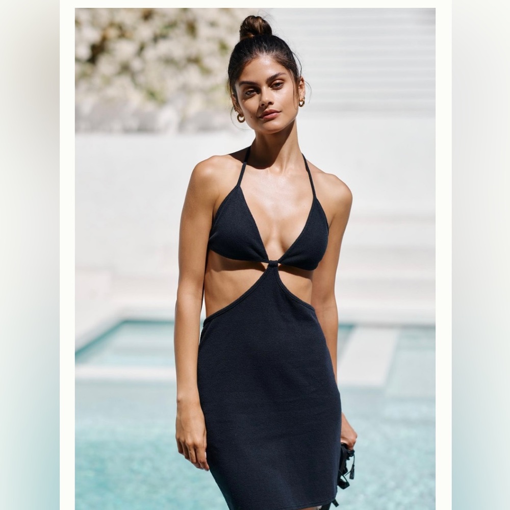 Anthropologie Cutout Mini Dress